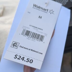 Celebrity Pink Cream Denim Dress